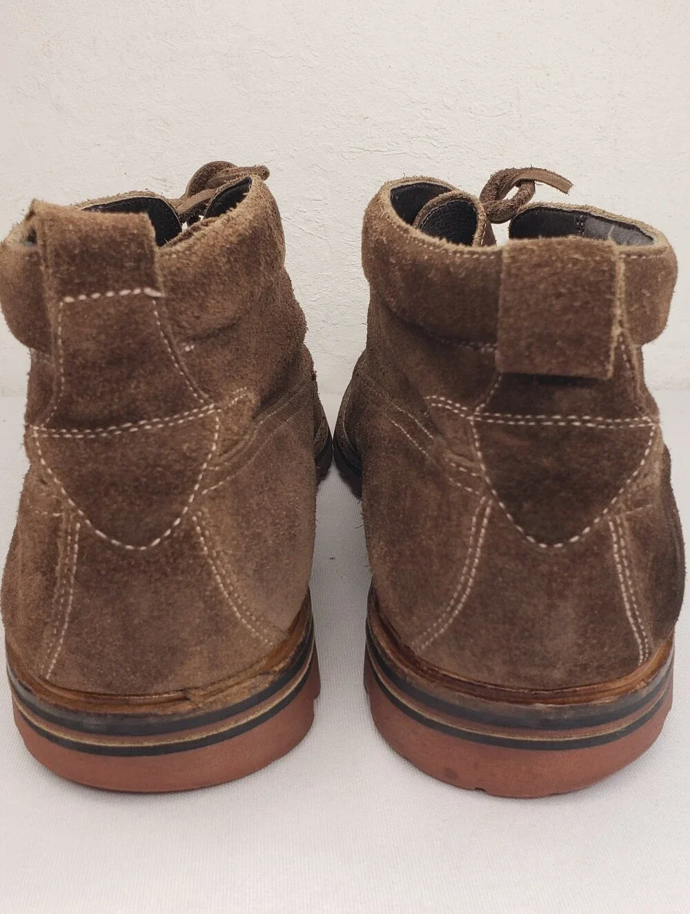 John Varvatos Brown Suede Chukka Boots